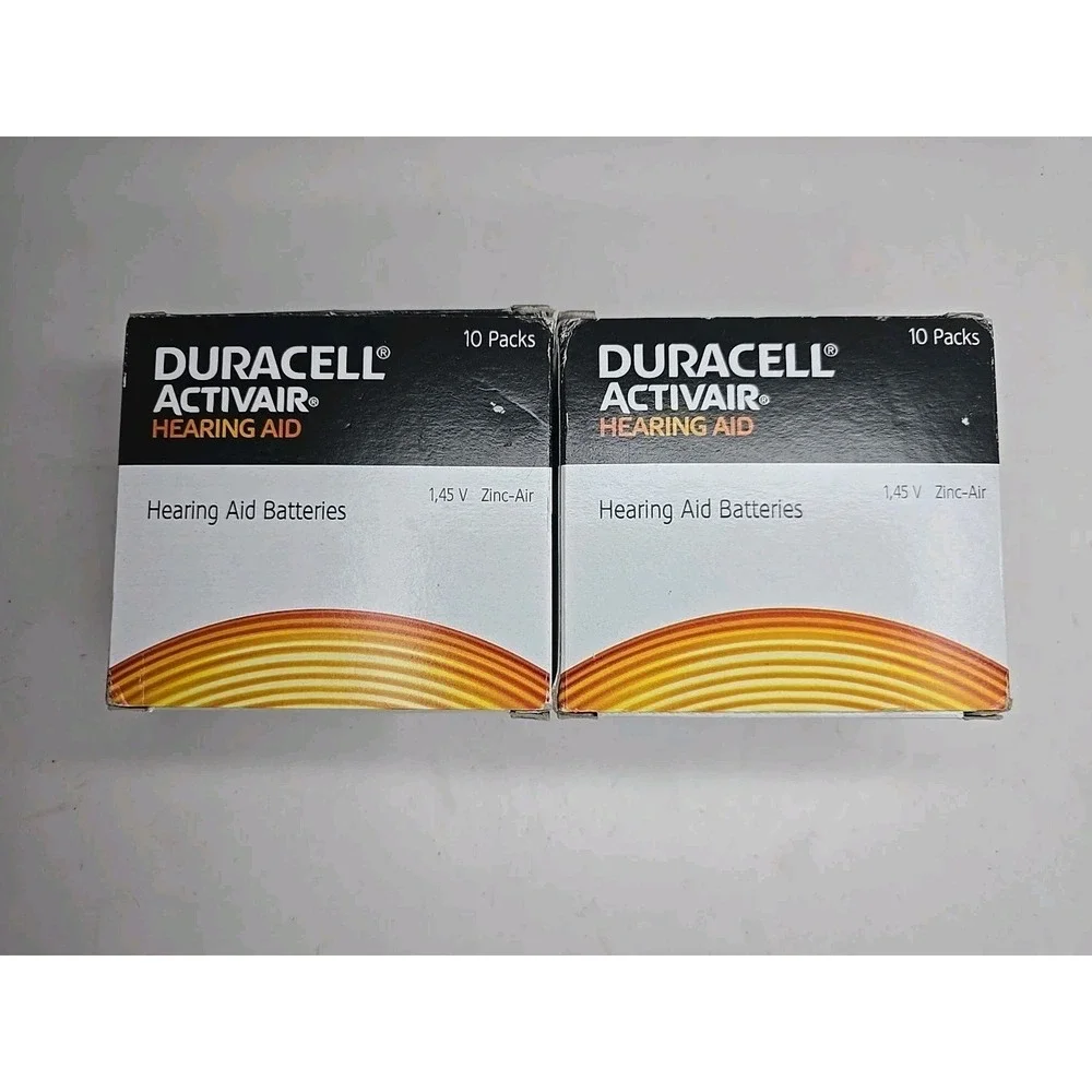 160 Duracell‎ Hearing Aid Batteries Size #13 (2 Boxes Of 80) Best By 2026-08